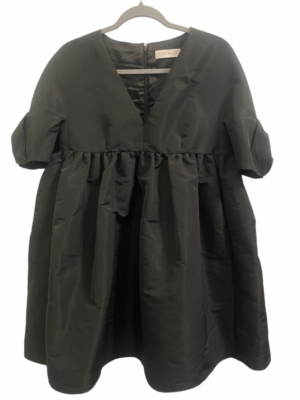 Nina Ricci black taffeta Dress
